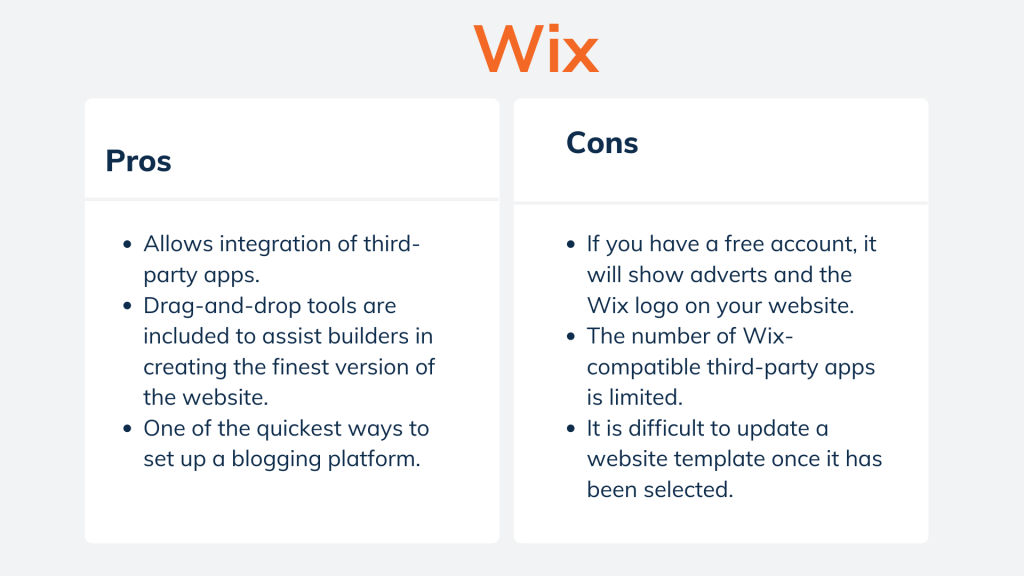 2022'de Lider Blog Platformları 2 Wix
