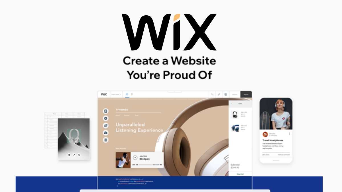 Wix vs Squarespace - ¿Cuál es el mejor creador de sitios web? 2 Wix 1