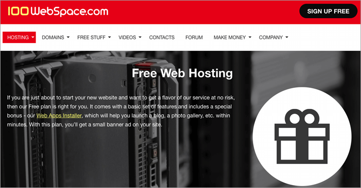 Penyedia Hosting WordPress Gratis Terbaik untuk 2022 9 100webspace