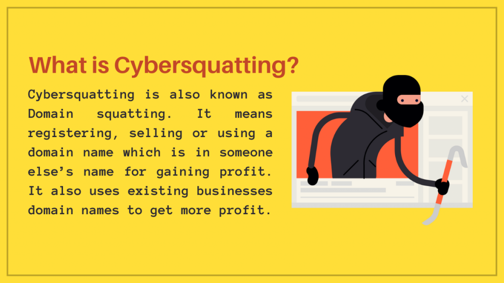 Techniques de référencement chapeau noir en 2022 | Choses à éviter 9 Cybersquatting