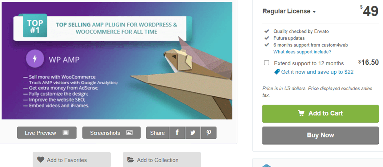 WP AMP Plugin for WordPress and WooCommerce (Premium)