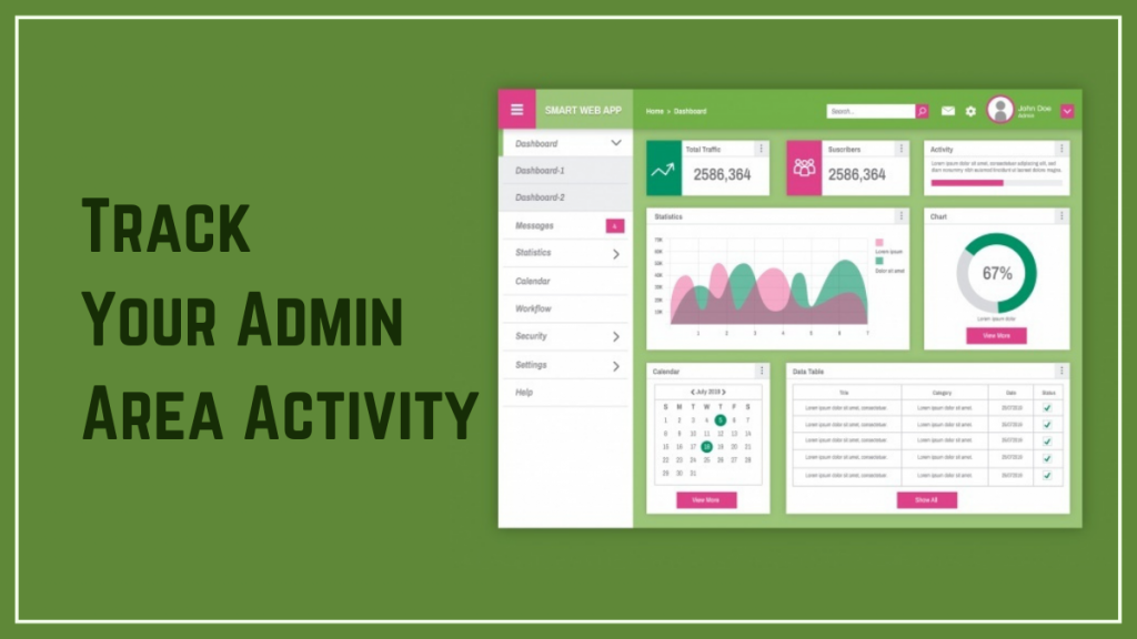 كيفية تأمين موقع ووردبريس؟ - 10 طرق فعالة 8 Track Your Admin Area Activity