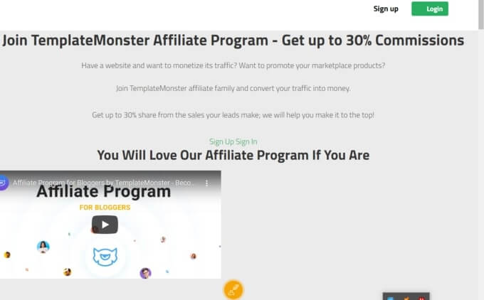 10 ベスト 2 ティア アフィリエイト プログラム 7 TemplateMonster