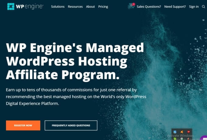 10 ベスト 2 ティア アフィリエイト プログラム 6 WP engine