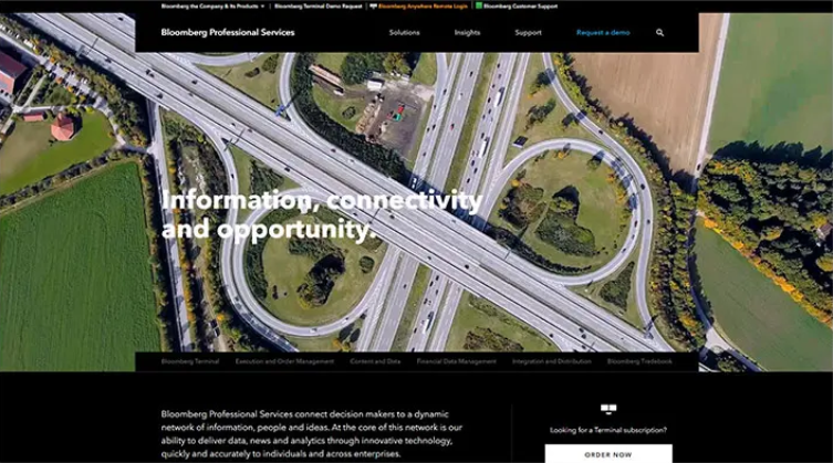 20+ Perusahaan teratas menggunakan WordPress 10 Bloomberg Professional