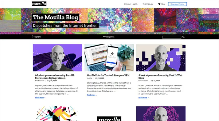 20+ Perusahaan teratas menggunakan WordPress 17 The Mozilla Blog