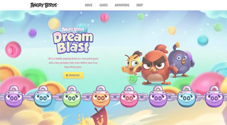 20+ Perusahaan teratas menggunakan WordPress 14 Angry Birds