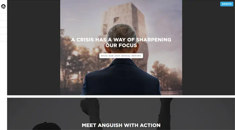 20+ Perusahaan teratas menggunakan WordPress 18 Obama Foundation