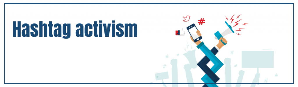 ソーシャル メディア マーケティング プロジェクトのアイデアとトピック 5 Hashtag activism