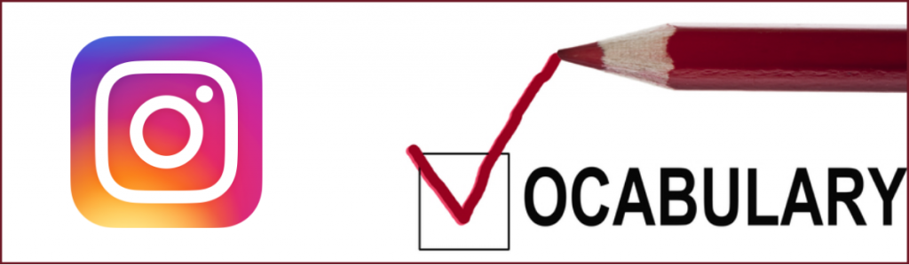 ソーシャル メディア マーケティング プロジェクトのアイデアとトピック 9 Vocabulary exercises on Instagram