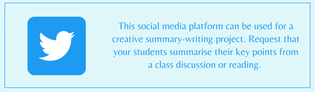 ソーシャル メディア マーケティング プロジェクトのアイデアとトピック 3 Twitter summaries