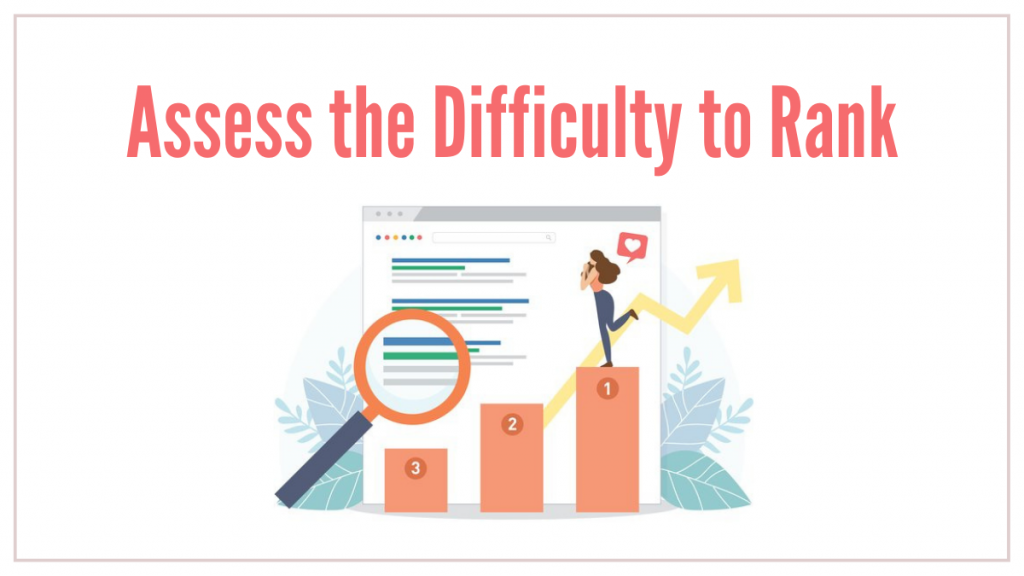 关键词研究仍然重要吗? 4 Assess the difficulty to rank