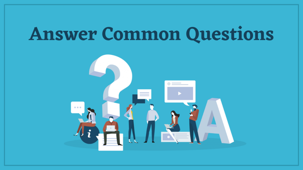 ヘルスケアにおけるソーシャルマーケティングの仕組み 3 Answer common questions