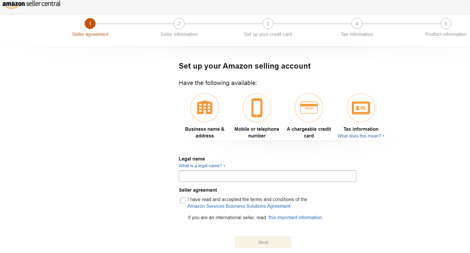 Account venditore Amazon passo dopo passo