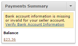 Prima vendita su Amazon