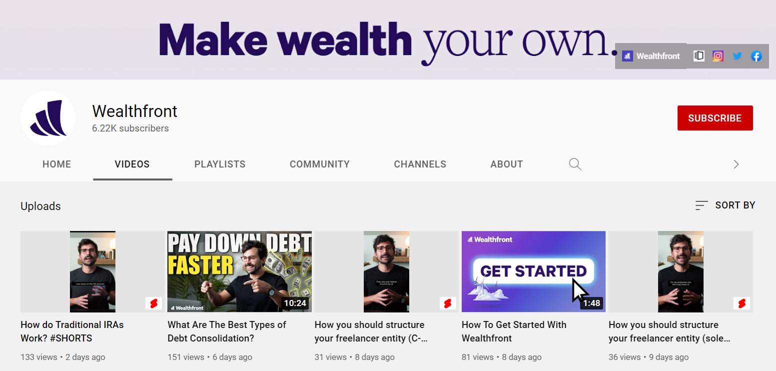 財富前線 youtube