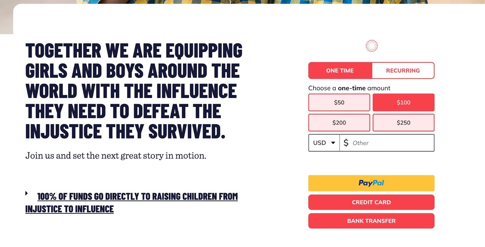 Viele-Hoffnungen-Spendenseite