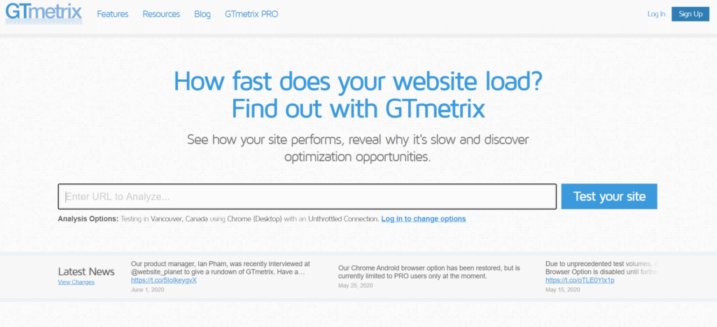 GTMetrix