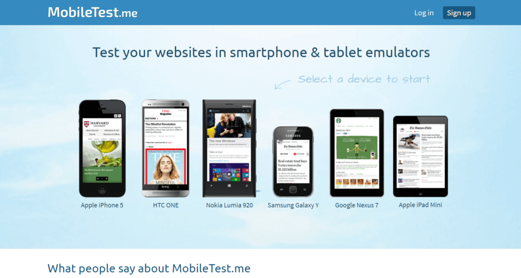 mobiletest.me