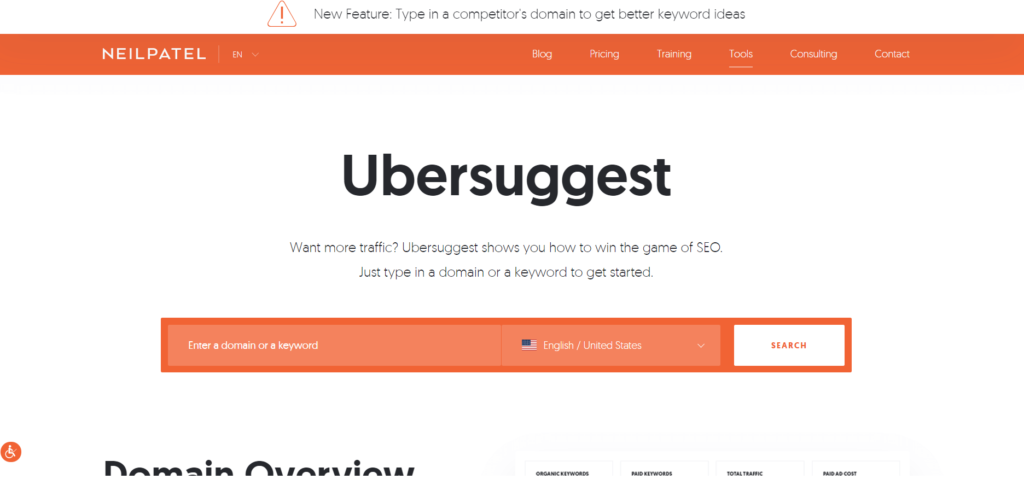 Ubersuggest