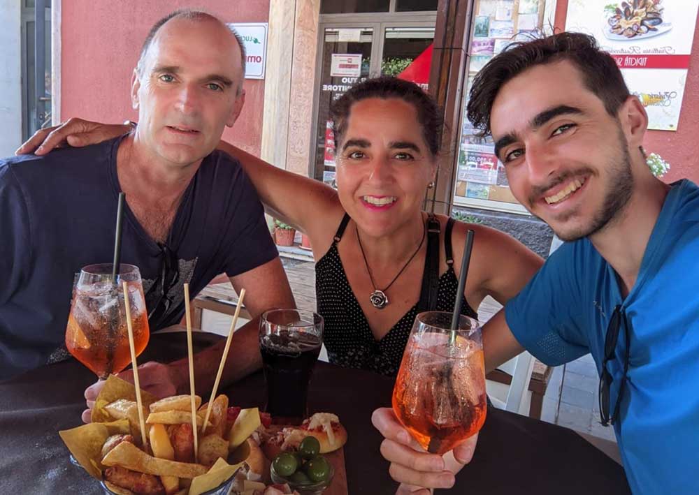 Familie von Reiseunternehmern