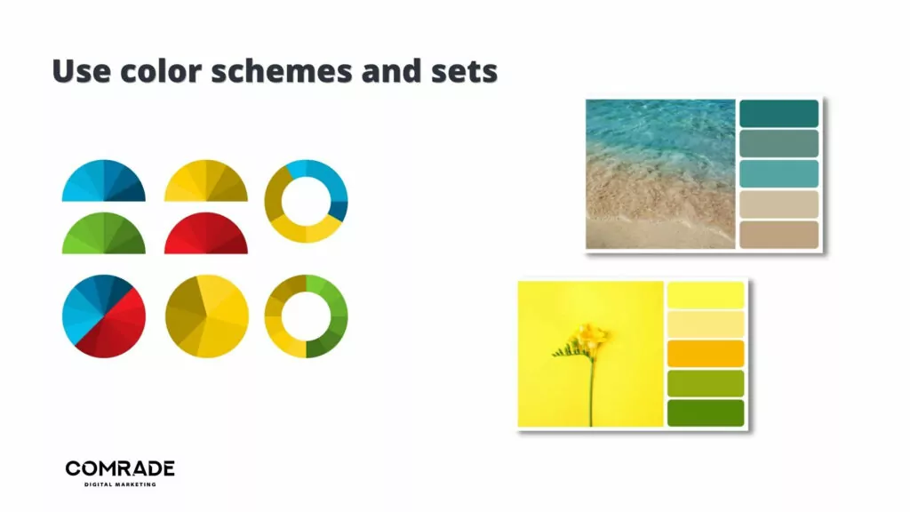 Utilizarea seturilor de culori pentru design web