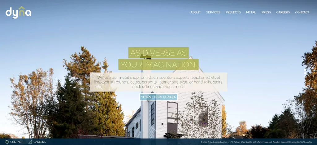 İnşaat Şirketi Web Sitesi Tasarımı