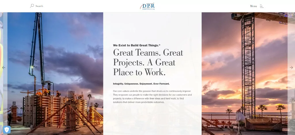 İnşaat Şirketi Web Sitesi Tasarımı