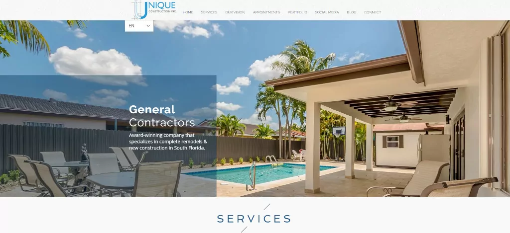 İnşaat Şirketi Tasarım Web Sitesi