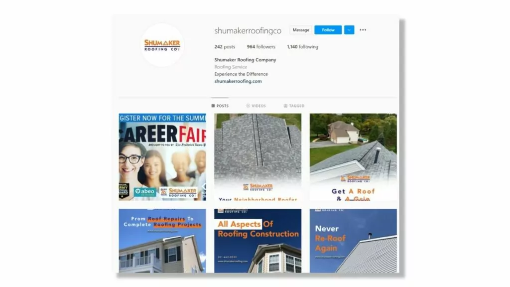 Exemplu Shumaker Roofing Co