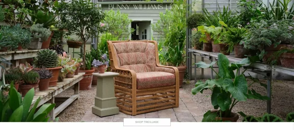 Sito web della casa di Bunny Williams