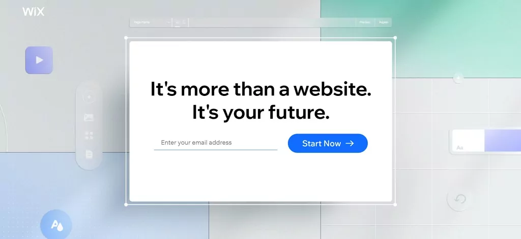 wix 網站構建器示例