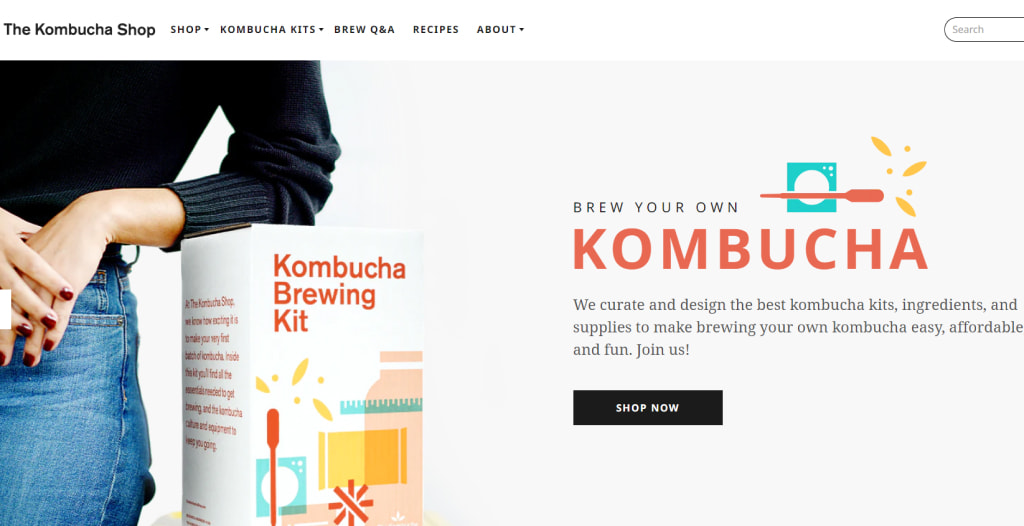 Obraz sklepu Combucha