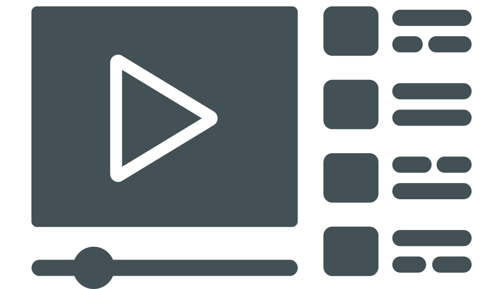 동영상 유형 나열