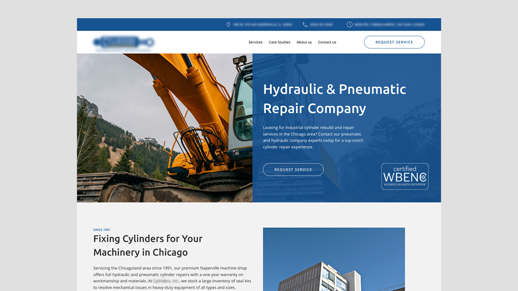 Pagina di destinazione dei cilindri