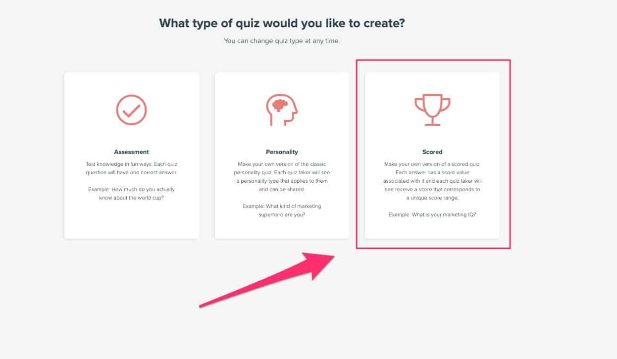 make a lead generation quiz