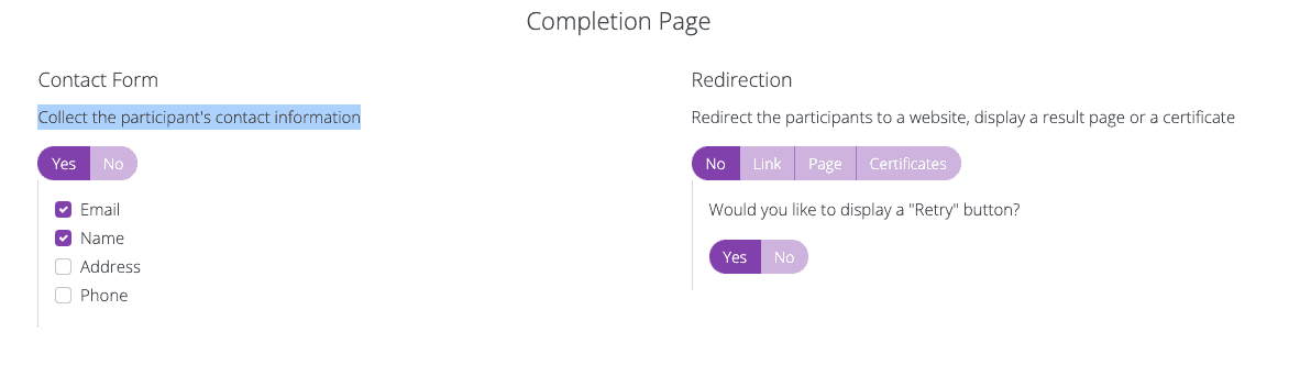 lead quizzes alternatives