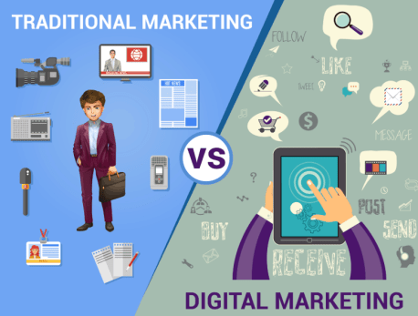 Pemasaran digital vs Pemasaran Tradisional