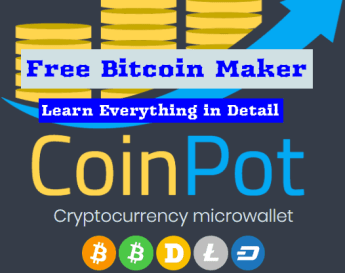 Portfel CoinPot, górnictwo, kran