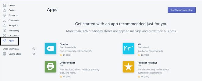App da Shopify