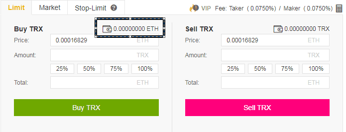 Beli Jual TRX di Binance