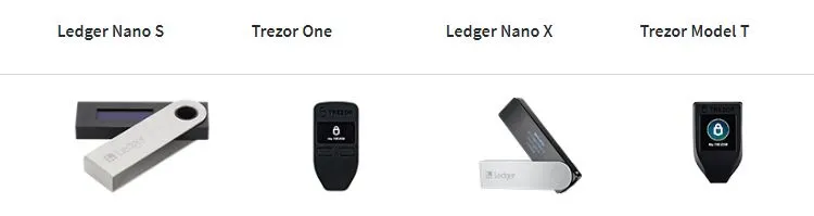 Caracteristica de conectivitate Trezor vs Ledger