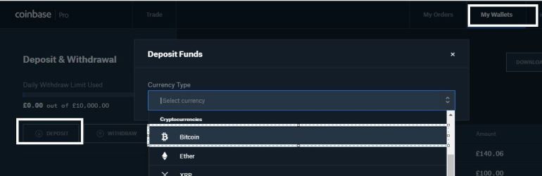 Coinbase ビットコイン入金