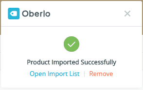Список импорта Оберло