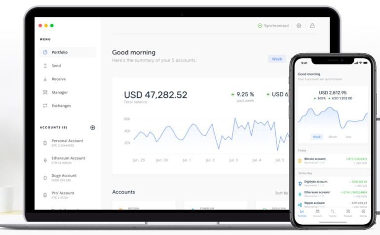Application mobile et de bureau Ledger