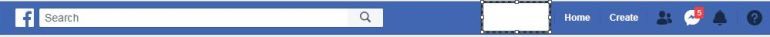 Cuadro de edición de búsqueda de Facebook para encontrar el perfil de amigos