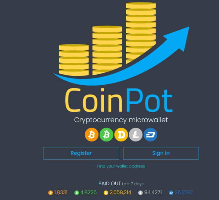 Dompet cryptocurrency Coinpot