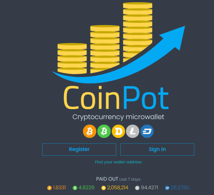 Coinpot kripto para cüzdanı
