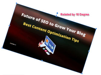 在谷歌文档中将图像旋转 90 度