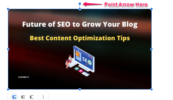 如何在谷歌文档中旋转图像